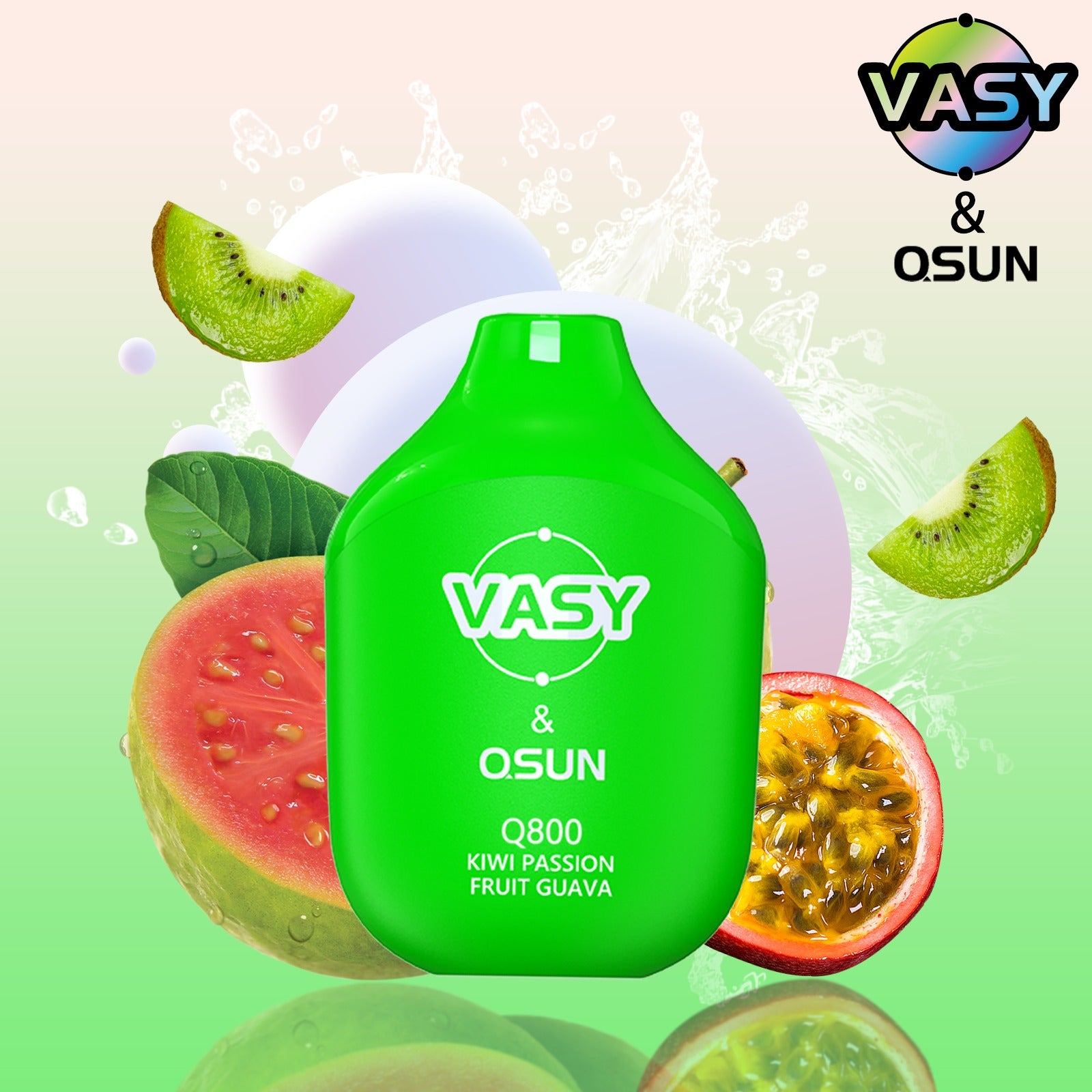 Kiwi Passion Fruit Guava Vasy Q800